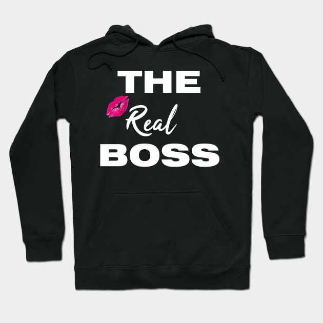 The Boss - The Real Boss Couple T-Shirt Hoodie by maazbahar